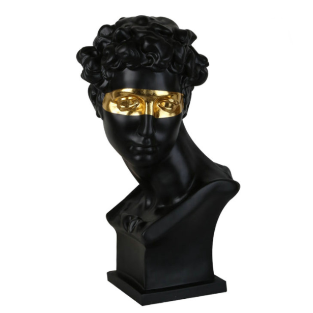 Статуэтка Bust Eyes Opposite Черный Золотой Статуэтка Bust Eyes Opposite Черный Золотой в Костроме | Loft Concept