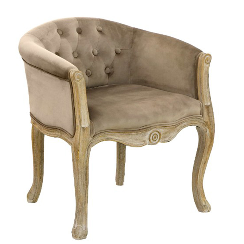 Кресло French Provence Armchair Roderic beige Бежевый Кресло French Provence Armchair Roderic beige Бежевый в Костроме | Loft Concept