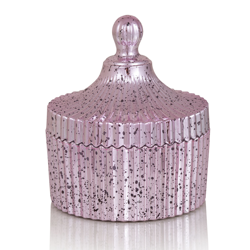 Шкатулка Glass Vessel With Lid розовая Розовый Шкатулка Glass Vessel With Lid розовая Розовый в Костроме | Loft Concept