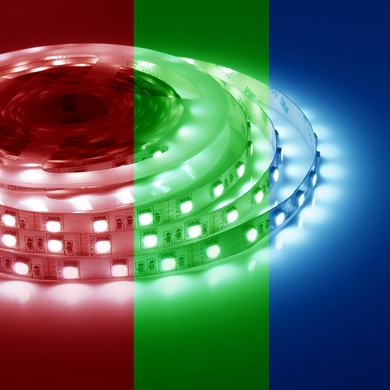 Светодиодная лента 14,4W/m 60LED/m 5050SMD разноцветная 5M Белый Светодиодная лента 14,4W/m 60LED/m 5050SMD разноцветная 5M Белый в Костроме | Loft Concept