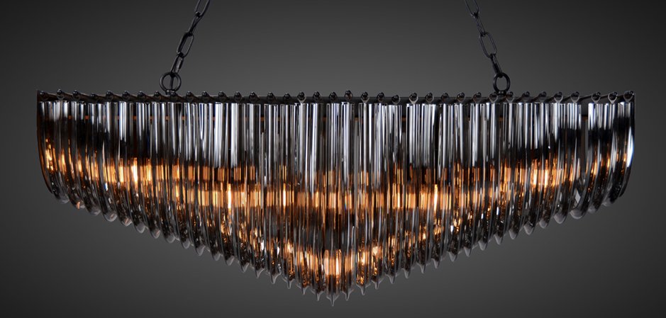 Люстра Retro Frozen Glass Chandelier 100 Люстра Retro Frozen Glass Chandelier 100 - Loft-Concept в Костроме