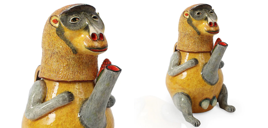 Кувшин Обезьяна с Кукурузой Monkey Teapot Кувшин Обезьяна с Кукурузой Monkey Teapot - Loft-Concept в Костроме