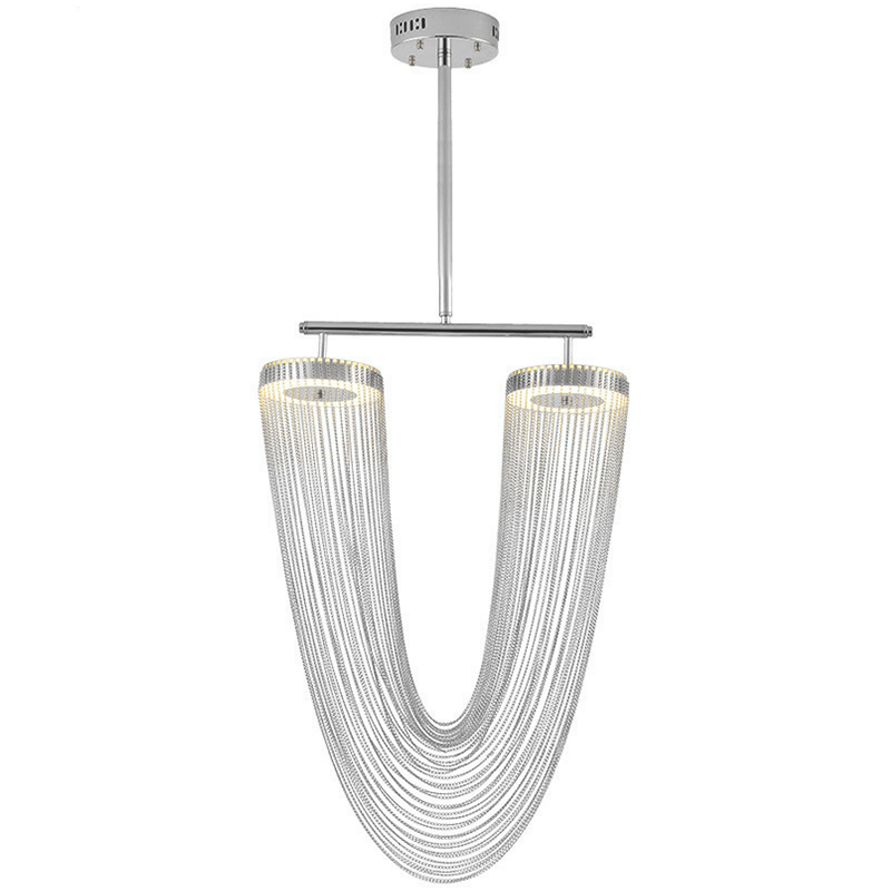 Люстра Otero Silver Larose Guyon Серебряный Люстра Otero Silver Larose Guyon Серебряный в Костроме | Loft Concept