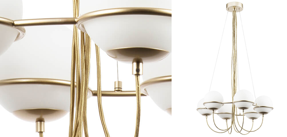 Люстра Melissa Chandelier Champagne 6 Люстра Melissa Chandelier Champagne 6 - Loft-Concept в Костроме