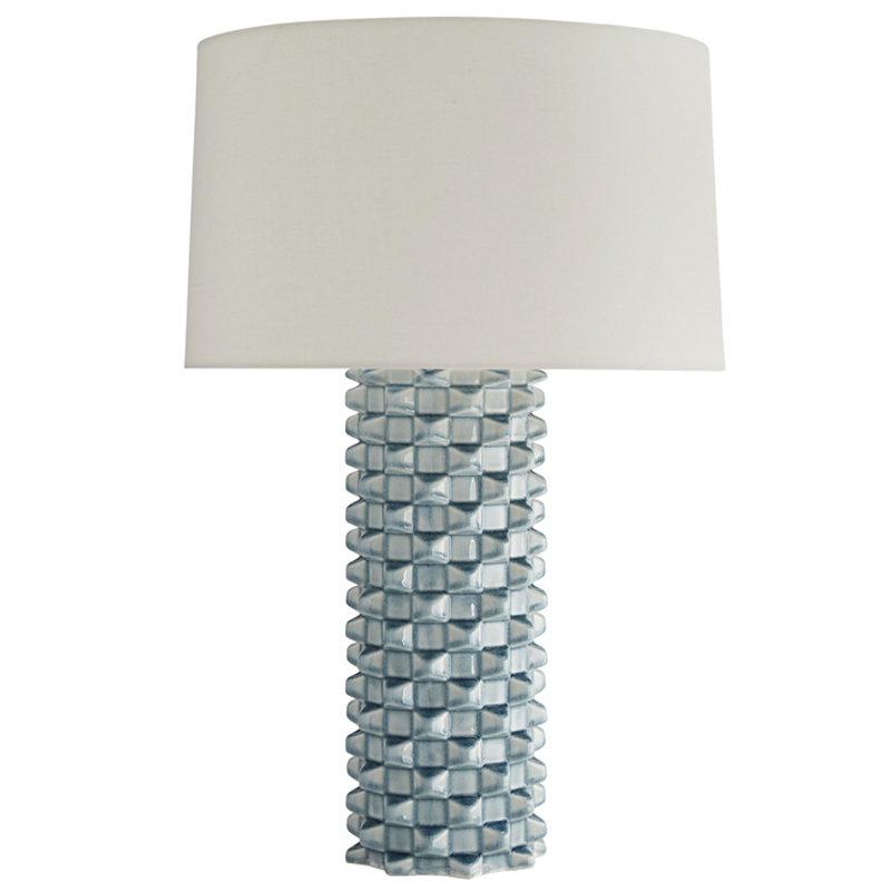 Дизайнерская настольная лампа ARI LAMP Синий Белый Дизайнерская настольная лампа ARI LAMP Синий Белый в Костроме | Loft Concept