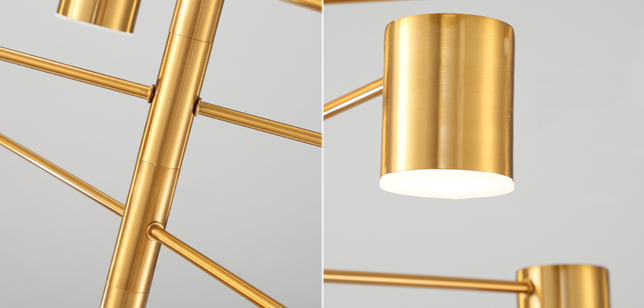 Светильник LED Lighting Gold 8 lampholders Светильник LED Lighting Gold 8 lampholders - Loft-Concept в Костроме