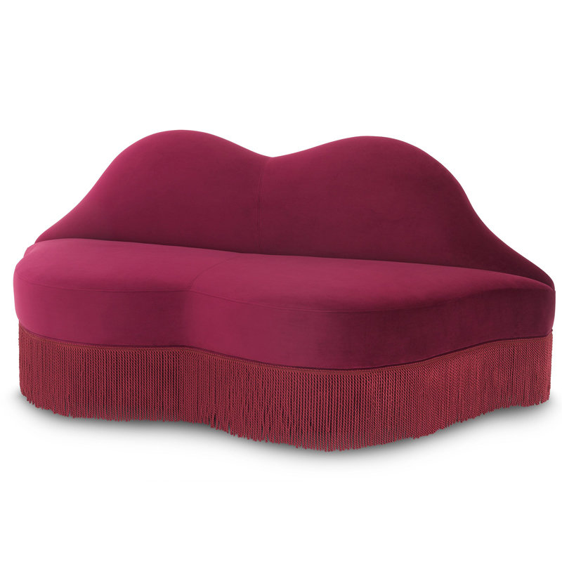 Диван Eichholtz Sofa The Kiss Бургундский красный Диван Eichholtz Sofa The Kiss Бургундский красный в Костроме | Loft Concept