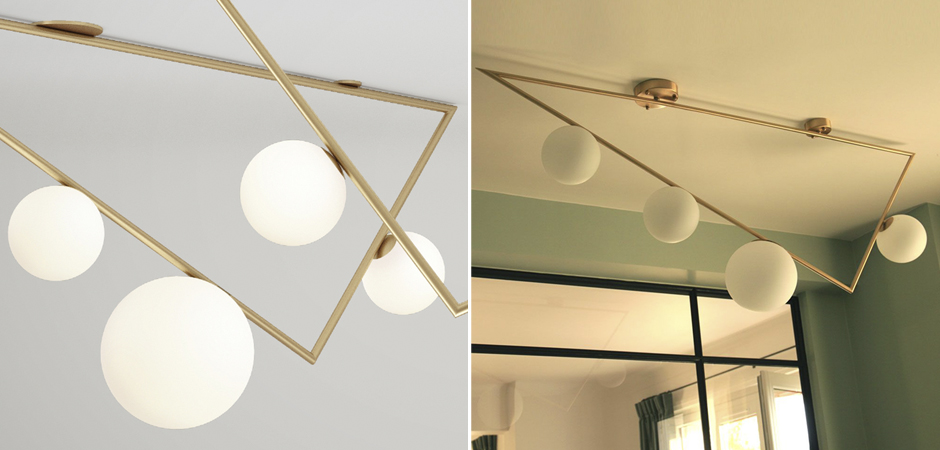 Потолочный светильник Atelier Areti Girlande Ceiling Triangle Потолочный светильник Atelier Areti Girlande Ceiling Triangle - Loft-Concept в Костроме