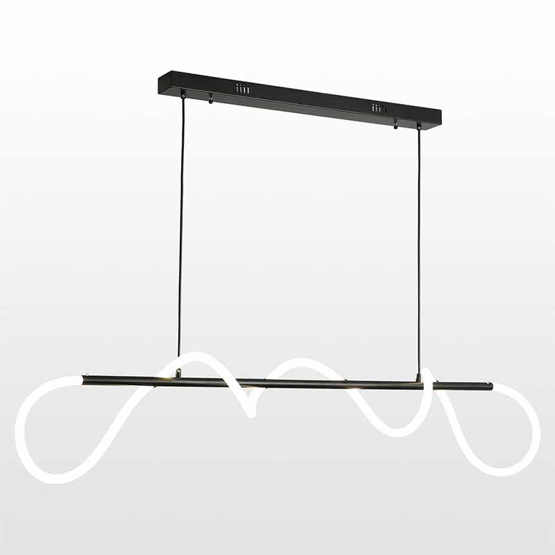 Люстра Luke Lampco Tracer Chandelier Black Line Белый Черный Люстра Luke Lampco Tracer Chandelier Black Line Белый Черный в Костроме | Loft Concept