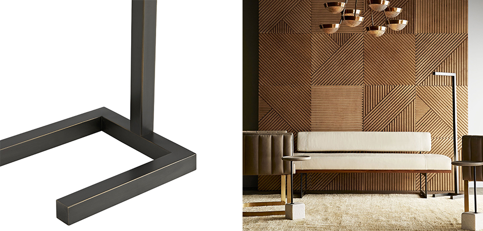 Торшер Arteriors SALFORD FLOOR LAMP Black Торшер Arteriors SALFORD FLOOR LAMP Black - Loft-Concept в Костроме