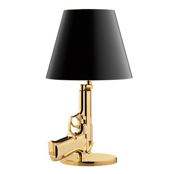 Настольная лампа Flos Guns Bedside Gold Серебряный Золотой Настольная лампа Flos Guns Bedside Gold Серебряный Золотой в Костроме | Loft Concept