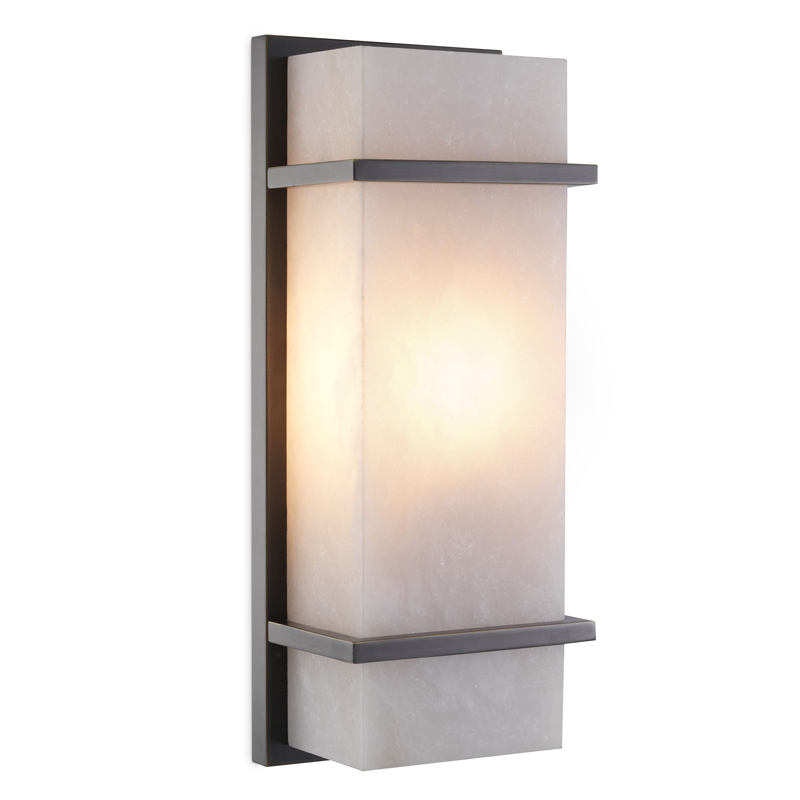 Бра Eichholtz Wall Lamp Spike S Темная бронза Белый Бра Eichholtz Wall Lamp Spike S Темная бронза Белый в Костроме | Loft Concept