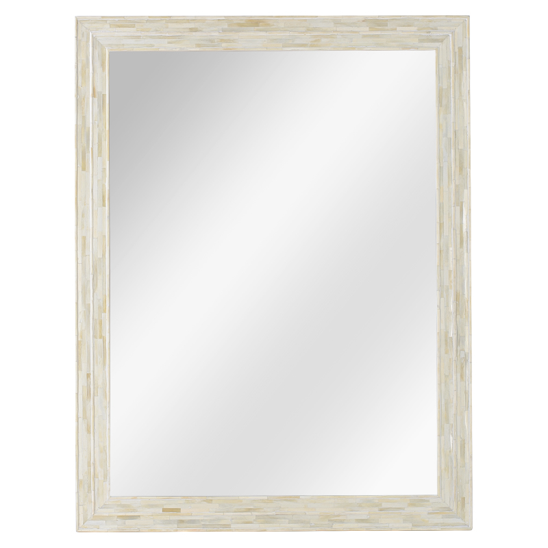 Зеркало Bone Inlay white Белый Бежевый Зеркало Bone Inlay white Белый Бежевый в Костроме | Loft Concept