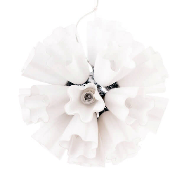 Люстра Bouquet of Snowdrops Белый Хром Люстра Bouquet of Snowdrops Белый Хром в Костроме | Loft Concept