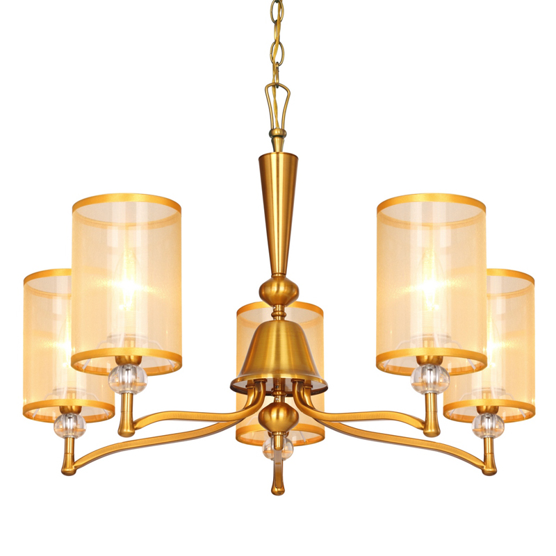 Люстра Boniface Chandelier 68 Латунь Золотой Шампань Прозрачный Люстра Boniface Chandelier 68 Латунь Золотой Шампань Прозрачный в Костроме | Loft Concept