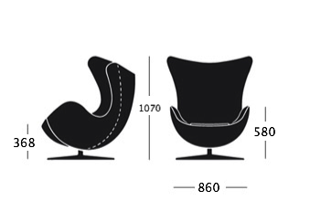 Кресло яйцо Egg Chair Кресло яйцо Egg Chair в Костроме