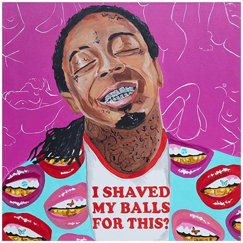 Картина Lil Wayne "I Shaved My Balls for This?" Мульти Картина Lil Wayne "I Shaved My Balls for This?" Мульти в Костроме | Loft Concept