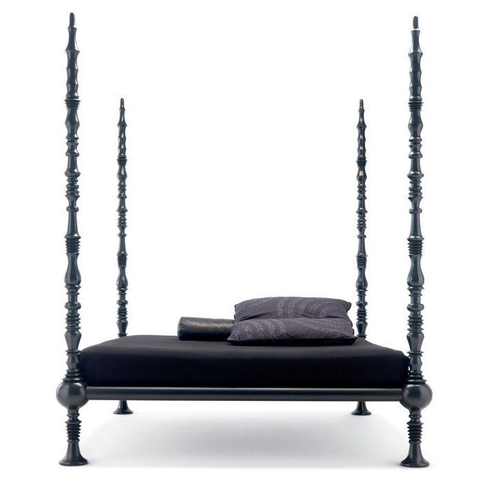 Кровать Mama li Turchi by Ceccotti Collezioni Black Черный Кровать Mama li Turchi by Ceccotti Collezioni Black Черный в Костроме | Loft Concept