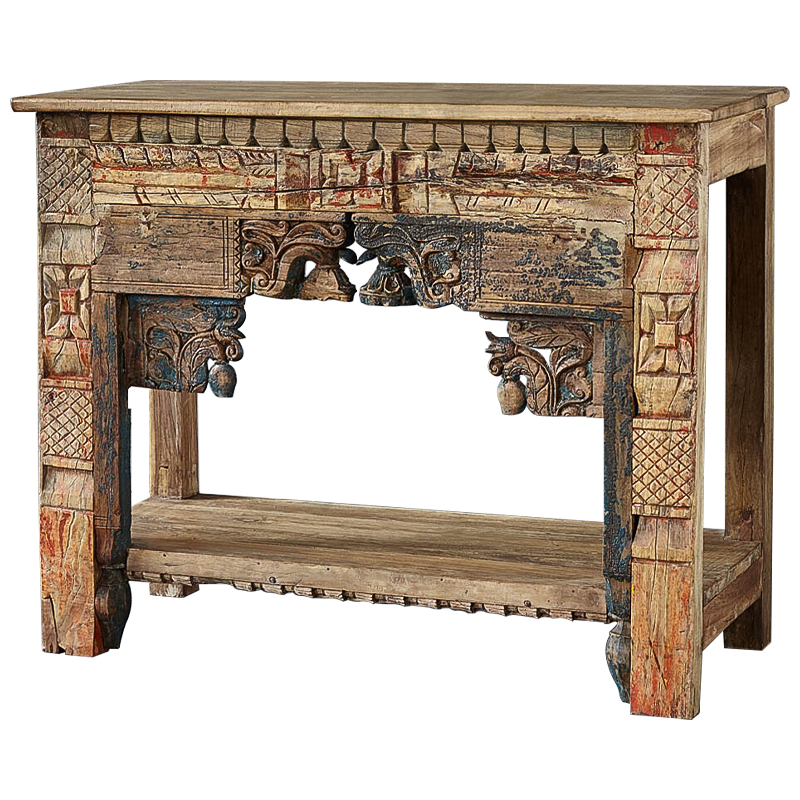 Консоль Hema Console Древесина Коричневый винтаж Консоль Hema Console Древесина Коричневый винтаж в Костроме | Loft Concept