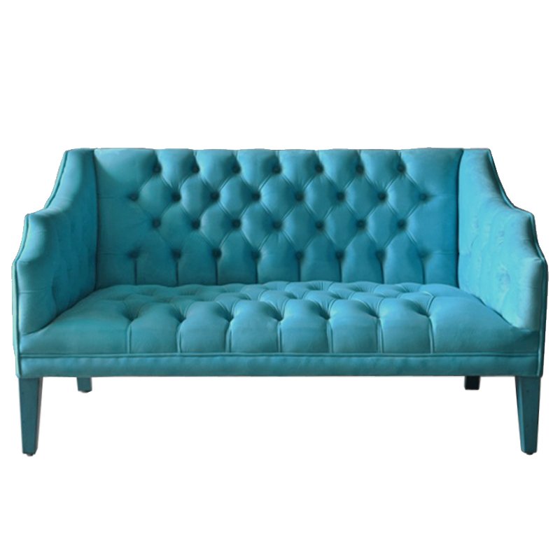 Диван Morton Capitone Sofa Диван бирюзовая шерсть Бирюзовый Диван Morton Capitone Sofa Диван бирюзовая шерсть Бирюзовый в Костроме | Loft Concept