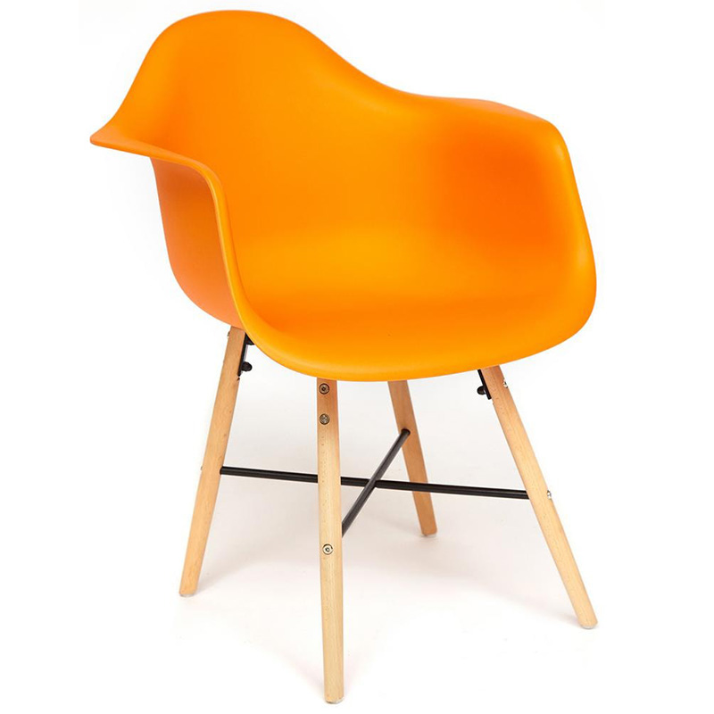 Стул DAW orange Оранжевый Древесина Стул DAW orange Оранжевый Древесина в Костроме | Loft Concept