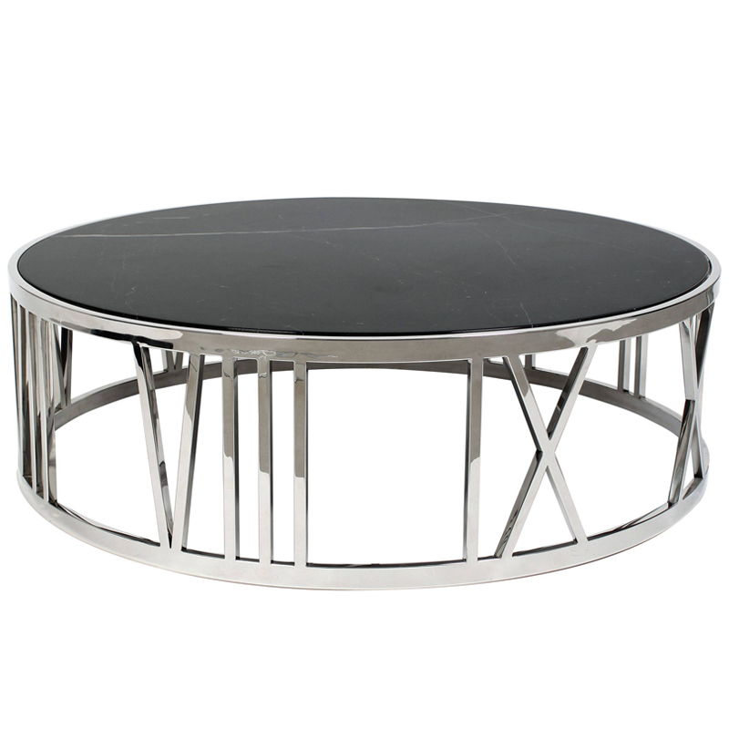 Кофейный стол Eichholtz Coffee Table Roman Figures Нержавеющая сталь Черный Мрамор Nero Кофейный стол Eichholtz Coffee Table Roman Figures Нержавеющая сталь Черный Мрамор Nero в Костроме | Loft Concept