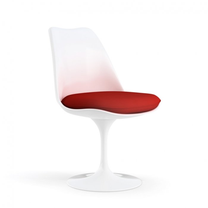 Стул Tulip Side Chair Черный Красный Белый Стул Tulip Side Chair Черный Красный Белый в Костроме | Loft Concept