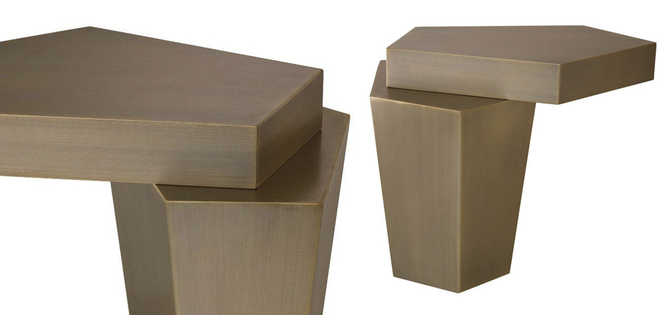 Приставной стол Eichholtz Coffee Table Calabasas High brass Приставной стол Eichholtz Coffee Table Calabasas High brass - Loft-Concept в Костроме