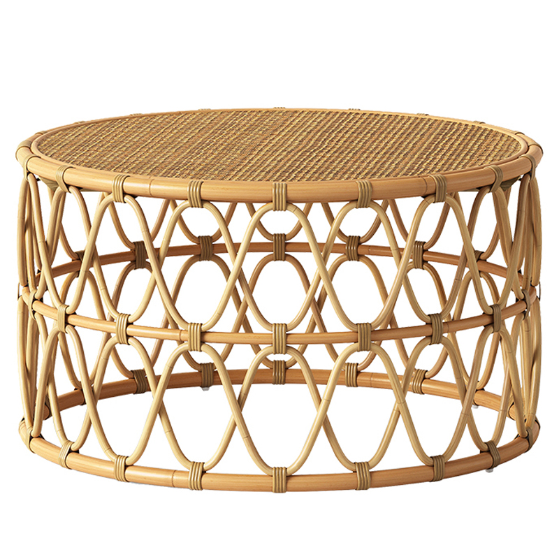 Кофейный стол Lotta Wicker Coffee Table Древесина Кофейный стол Lotta Wicker Coffee Table Древесина в Костроме | Loft Concept
