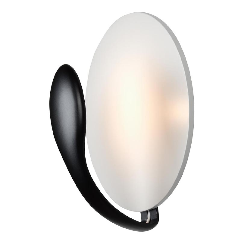 Бра Devi Black Spot Wall Lamp Белый Черный Бра Devi Black Spot Wall Lamp Белый Черный в Костроме | Loft Concept