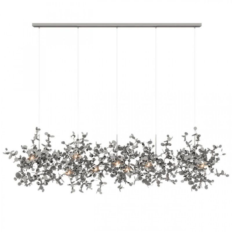 Люстра Terzani Argent Suspension Linear Silver длина 150 см Серебряный Люстра Terzani Argent Suspension Linear Silver длина 150 см Серебряный в Костроме | Loft Concept