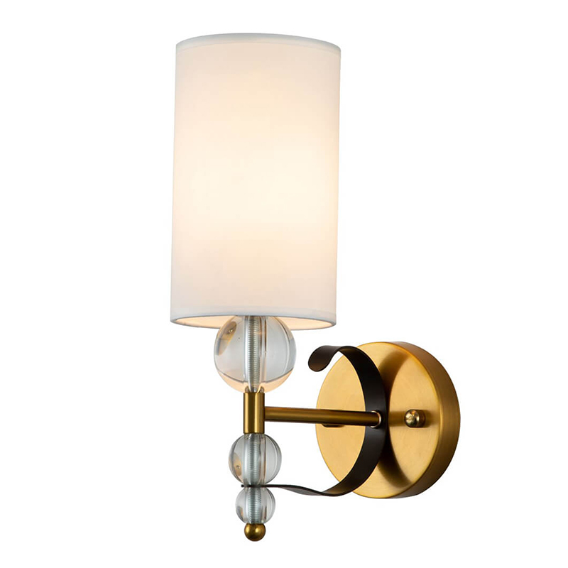 Бра Annelies Wall Lamp Золотой Черный Белый Бра Annelies Wall Lamp Золотой Черный Белый в Костроме | Loft Concept