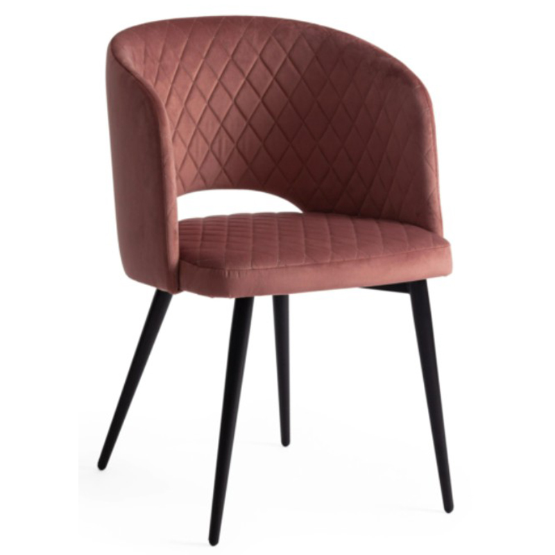Стул Janice Coral Chair Коралловый Черный Стул Janice Coral Chair Коралловый Черный в Костроме | Loft Concept