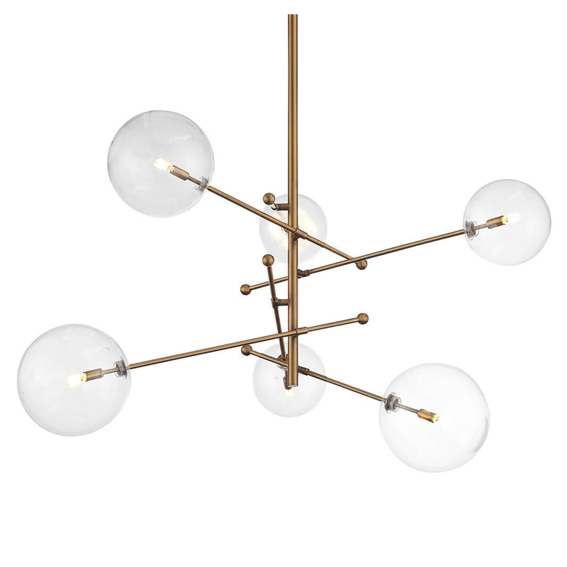 Люстра Gallotti & Radice Brass 6 Латунь Люстра Gallotti & Radice Brass 6 Латунь в Костроме | Loft Concept