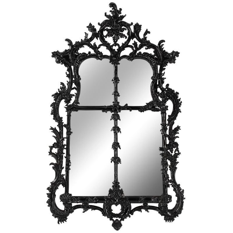 Зеркало Emblemes Mirror Black Wood Черный Зеркало Emblemes Mirror Black Wood Черный в Костроме | Loft Concept