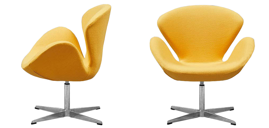 Кресло Swan Chair Yellow Кресло Swan Chair Yellow - Loft-Concept в Костроме