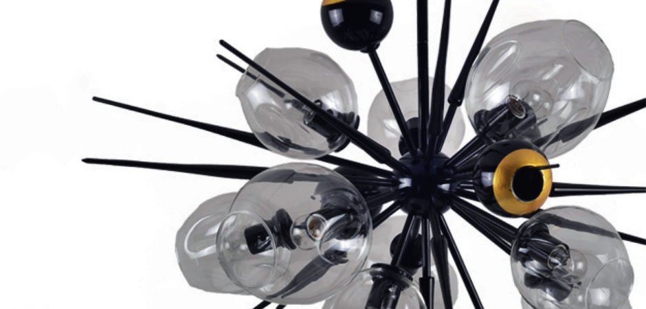 Люстра Boom Bubble Black 10 плафонов Люстра Boom Bubble Black 10 плафонов - Loft-Concept в Костроме
