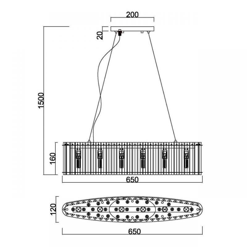 Люстра Board Chandelier Люстра Board Chandelier в Костроме