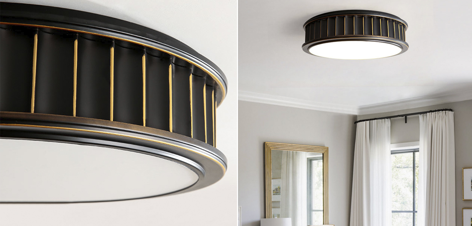 Потолочный светильник Drum Ceiling Lamp Потолочный светильник Drum Ceiling Lamp - Loft-Concept в Костроме