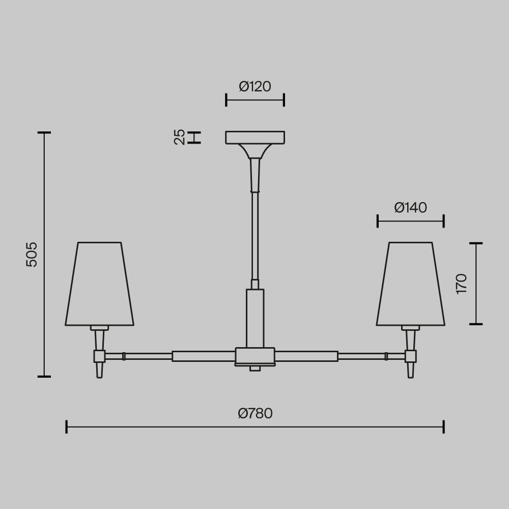Потолочный светильник Zaragoza Е14 в Костроме