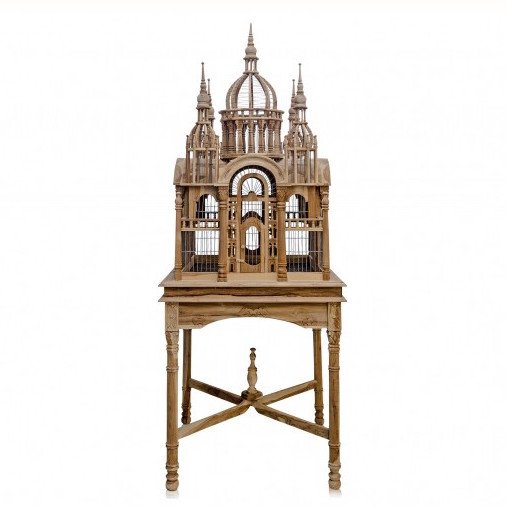 Клетка для птиц дворец BIRD CAGE LARGE BIRD CAGE Коричневый Клетка для птиц дворец BIRD CAGE LARGE BIRD CAGE Коричневый в Костроме | Loft Concept