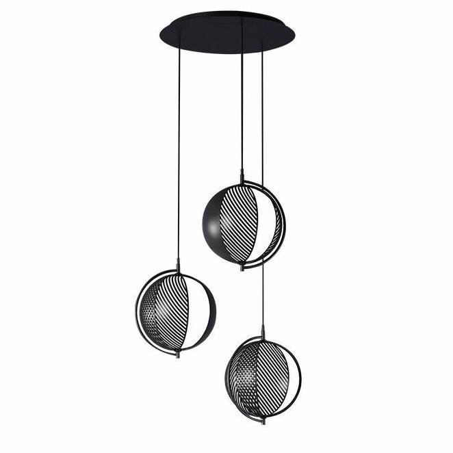 Подвесной светильник Mondo Pendant by oblure 3 Черный Подвесной светильник Mondo Pendant by oblure 3 Черный в Костроме | Loft Concept