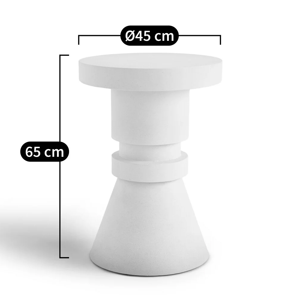 Приставной стол из искусственного камня Chess White Приставной стол из искусственного камня Chess White в Костроме