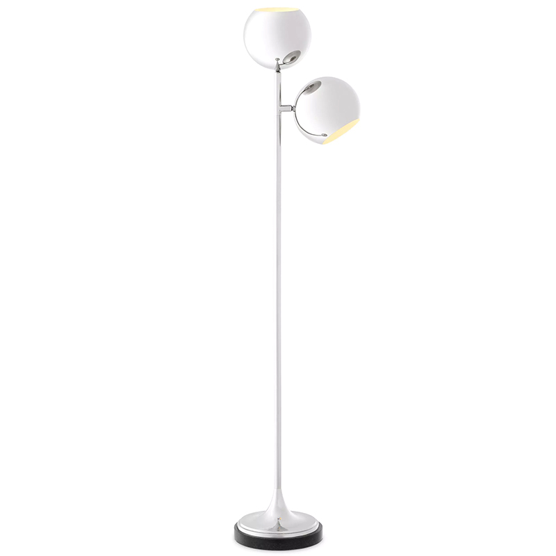 Торшер Eichholtz Floor Lamp Compton Nickel Никель Торшер Eichholtz Floor Lamp Compton Nickel Никель в Костроме | Loft Concept