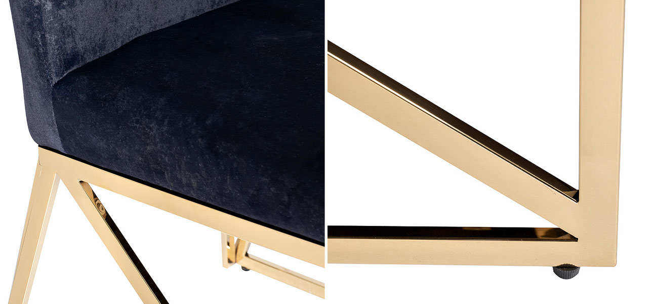 Стул барный Blave DARK BLUE - фото №2