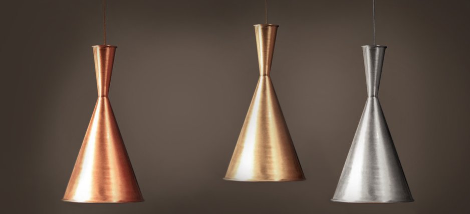 Подвесной светильник Copper Pendant Lamp Beat Light Tall Подвесной светильник Copper Pendant Lamp Beat Light Tall - Loft-Concept в Костроме