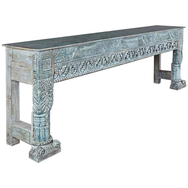 Консоль Arnav Console Винтажный голубой Консоль Arnav Console Винтажный голубой в Костроме | Loft Concept