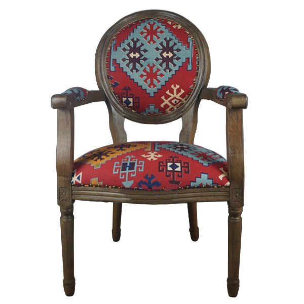 Кресло Gustavian Armchair Kelim Pattern Кресло Gustavian Armchair Kelim Pattern в Костроме | Loft Concept