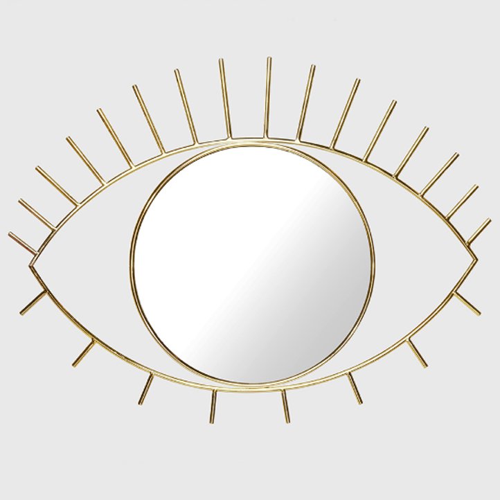 Зеркало Eye mirror Глянцевое золото в Костроме | Loft Concept 