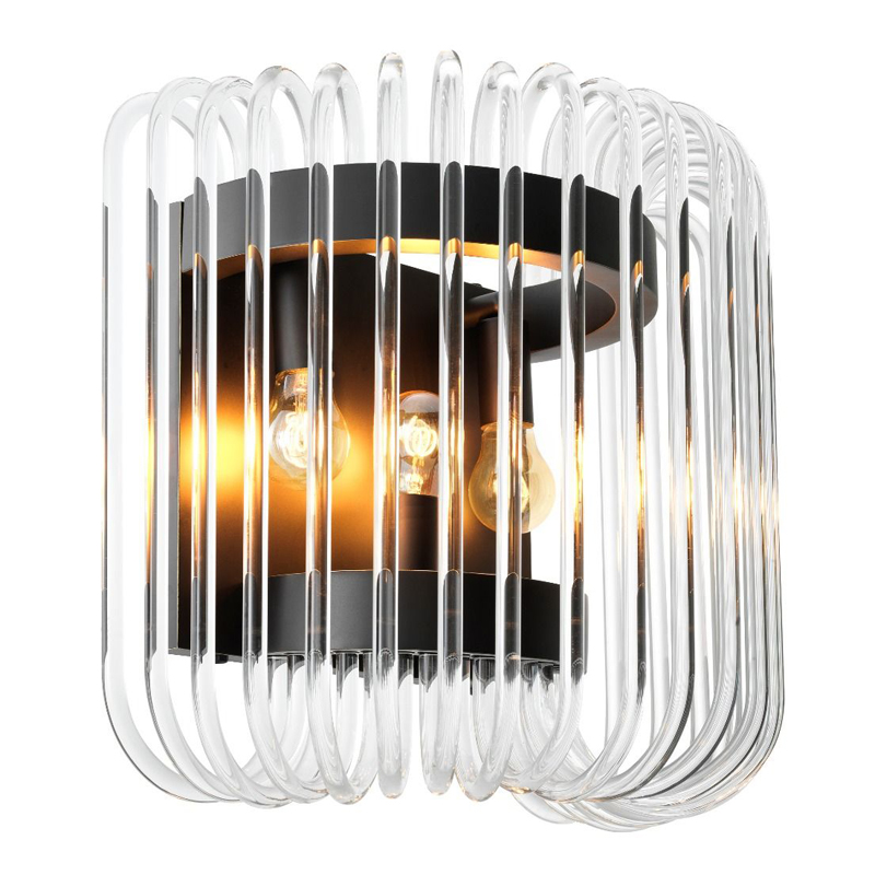 Бра Eichholtz Wall Lamp Sutton House Темная бронза Прозрачный Бра Eichholtz Wall Lamp Sutton House Темная бронза Прозрачный в Костроме | Loft Concept